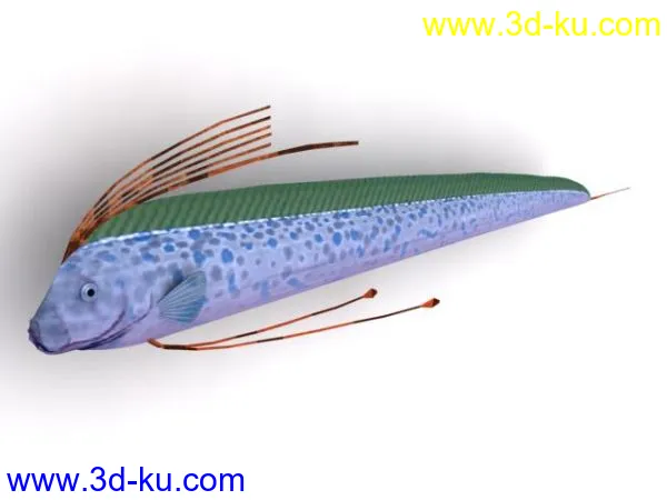 蓝色的鱼模型的图片1