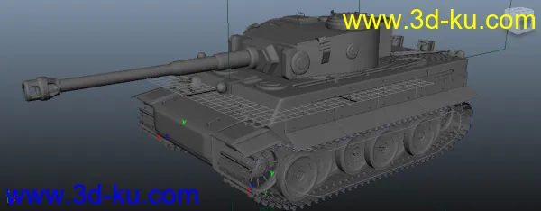 自制二战德国虎式坦克模型的图片1