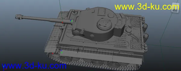 自制二战德国虎式坦克模型的图片2