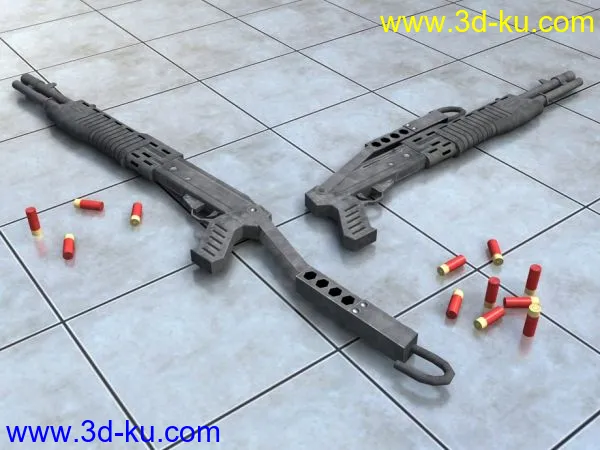 【分享】SPAS-12 霰弹枪！模型的图片1