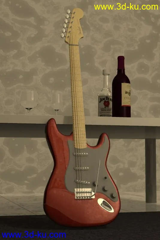 Fender Stratocaster 模型的图片2