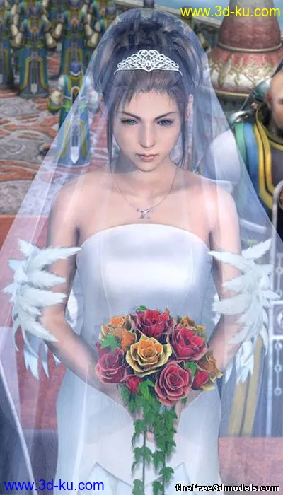 最终幻想/尤娜婚纱版模型的图片1
