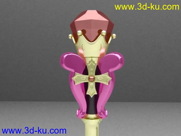 怪盗圣少女3D道具模型的图片1