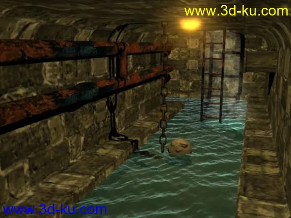 地下管道（下水道）场景——原创模型的图片1