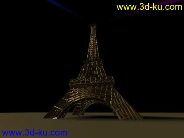 简单的巴黎铁塔模型的图片1