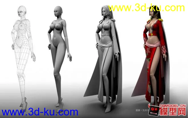 海贼王之女帝汉库克maya模型的图片1