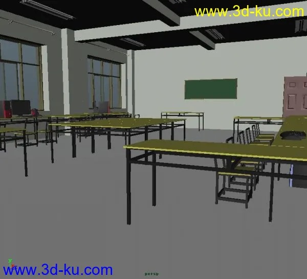 教室场景模型的图片1
