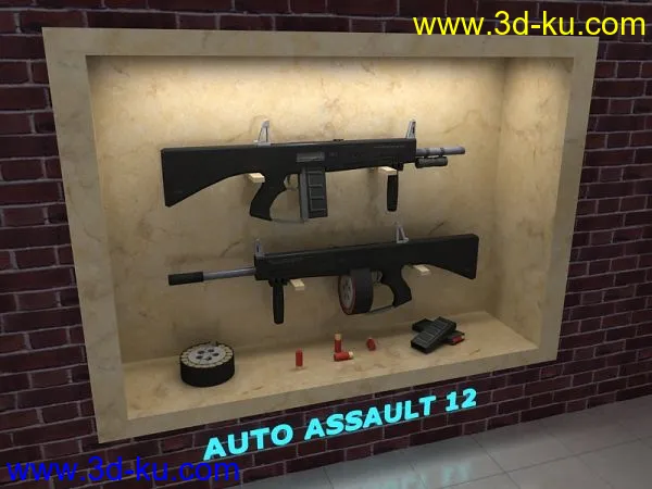【分享】AA-12霰弹枪模型的图片1