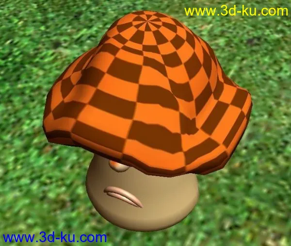 新手自学3Dmax——坏情绪的蘑菇先生模型的图片2