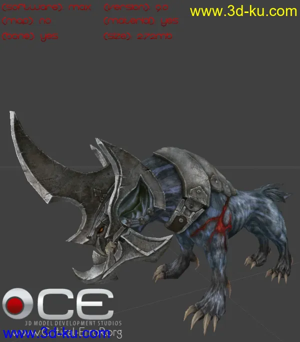 [Share] Violent Hyena Monster模型的图片1