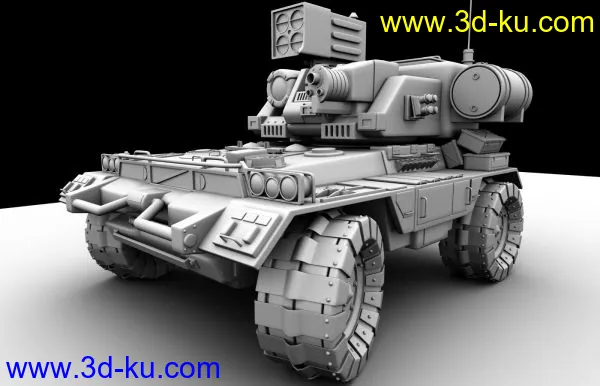 装甲车一辆模型的图片1