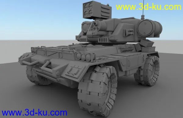 装甲车一辆模型的图片2