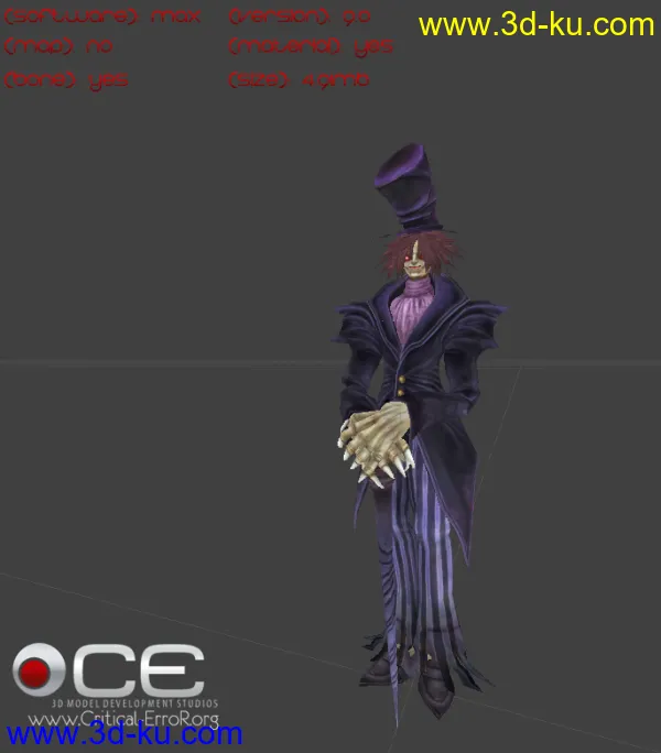 吸血鬼绅士[Share] Vampir Gentleman Monster模型的图片1