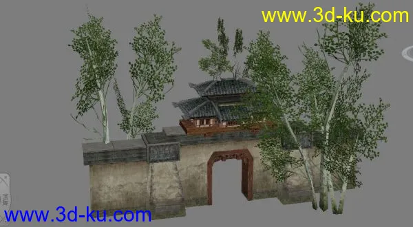 古代城门模型的图片2