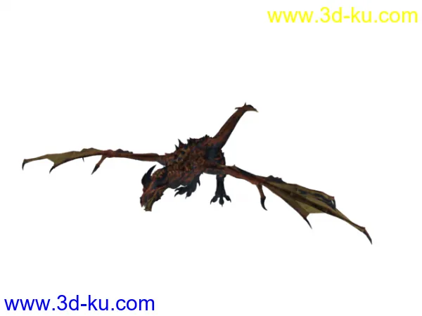 巨龙4 bossdragon （from skyrim）模型的图片1