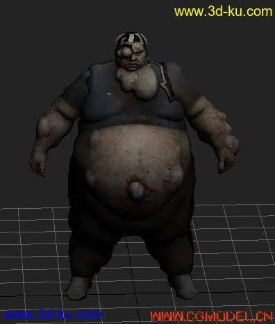 LEFT僵尸胖子模型的图片1
