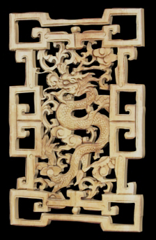 中式木雕花片模型的图片2