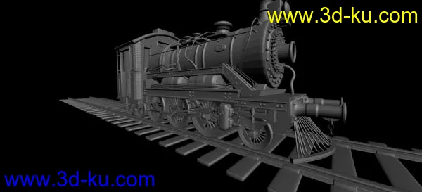 3Dmax火车模型的图片1