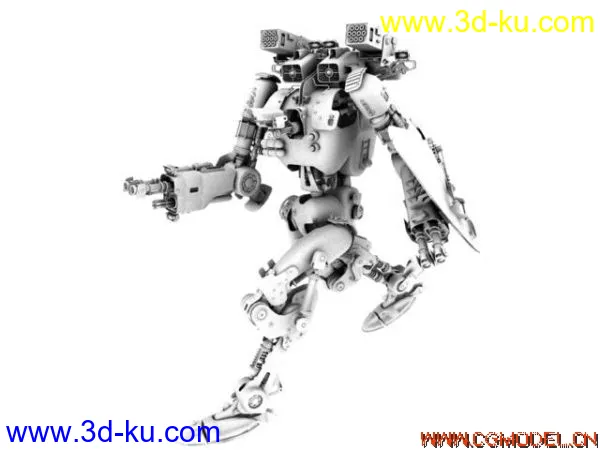 一个比较复杂的机器人模型的图片1