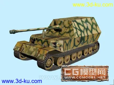二战德军”象“式坦克歼击车模型的图片1