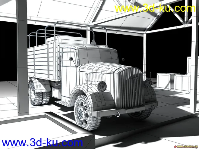 二战德国卡车模型的图片2