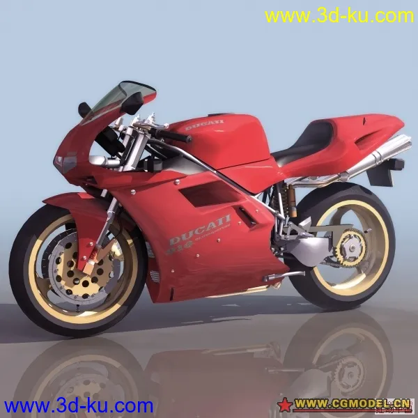 3D 摩托车3d模型下载15款的图片5