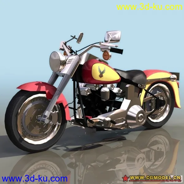 3D 摩托车3d模型下载15款的图片7