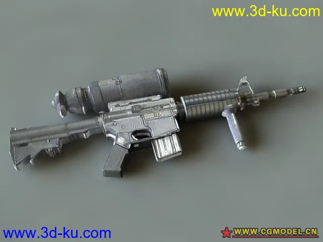 超酷的枪m4模型的图片1