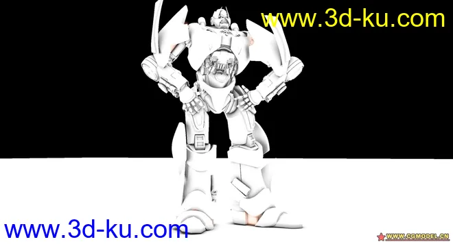 《龙骑团》反派角色烈焰战车变身机器人模型的图片1