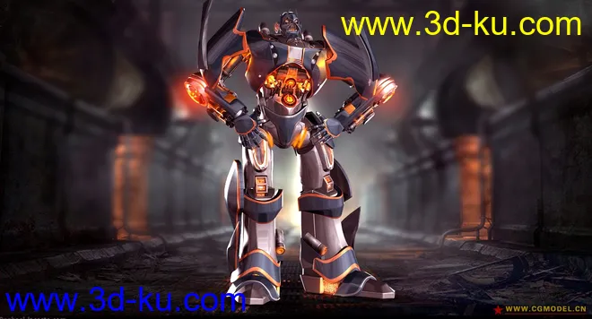 《龙骑团》反派角色烈焰战车变身机器人模型的图片2