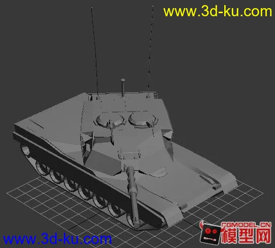 M1坦克 悍马战车模型的图片1