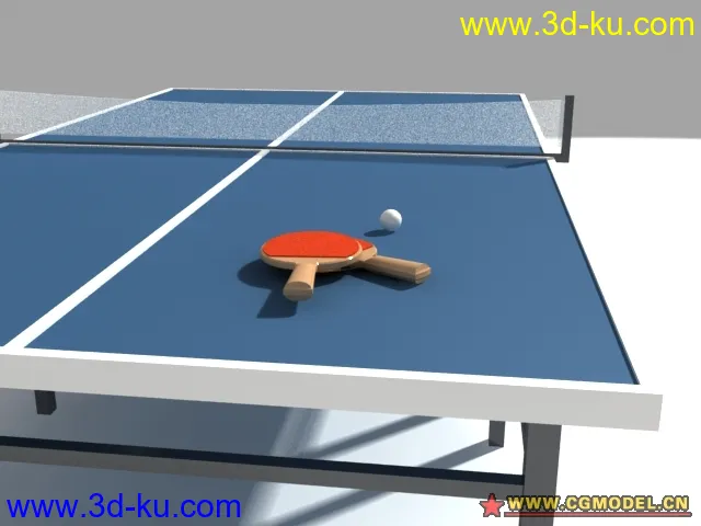 乒乓球桌模型的图片1