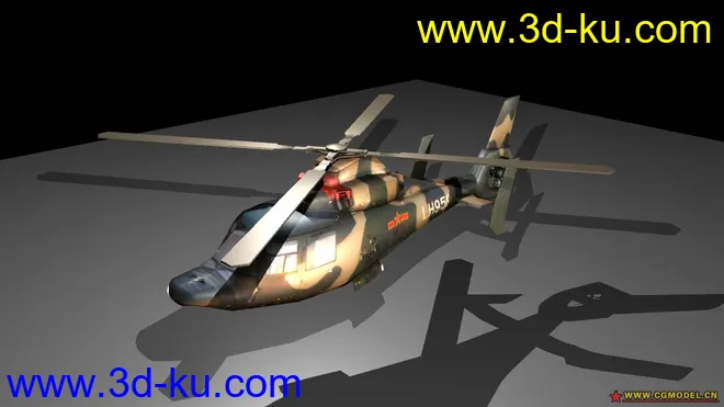 新手粗模-仿前苏联"米-24"的直升机模型的图片1