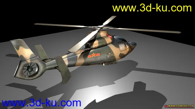 新手粗模-仿前苏联"米-24"的直升机模型的图片2