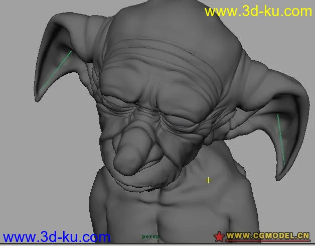 MAYA模型--怪兽头部の四的图片1