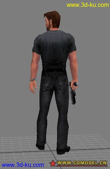 全球首发！SEGA的PS2动作大作《猎头者》HeadHunter男主角模型的图片4
