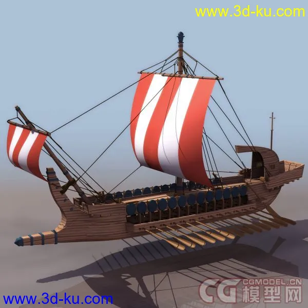古代的船！！！模型的图片6