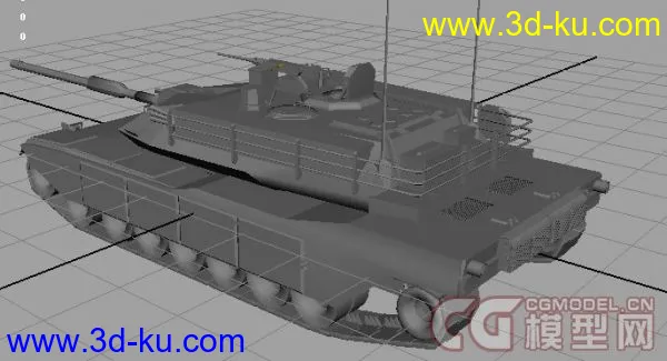 美式主战坦克M1A1模型的图片2