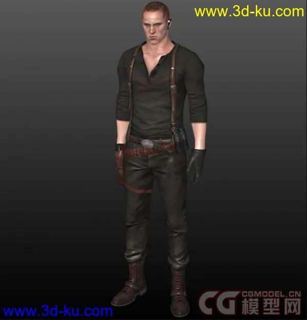 PS3 生化危机6（Resident Evil 6） Jake Muller FULLY POSEABLE模型的图片1