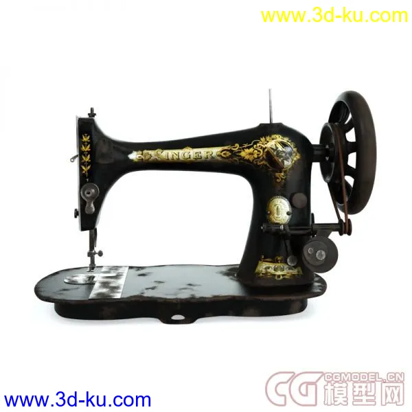 old sewing machine 老式缝纫机模型的图片1