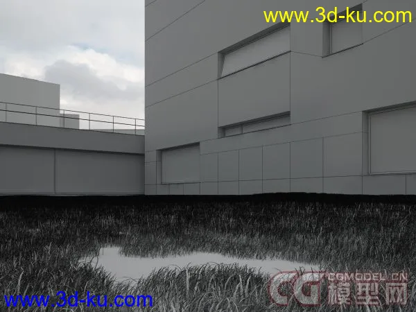 Full Exterior Building - 3ds - Max - obj - fbx模型的图片3