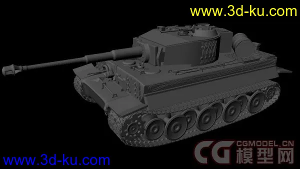 maya模型-坦克下载的图片1