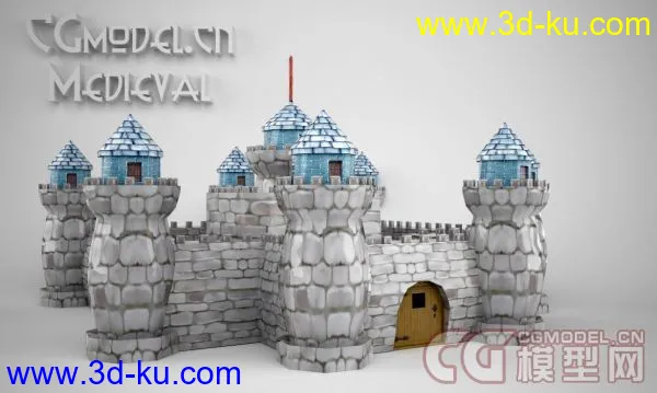 Medieval Castle模型的图片1