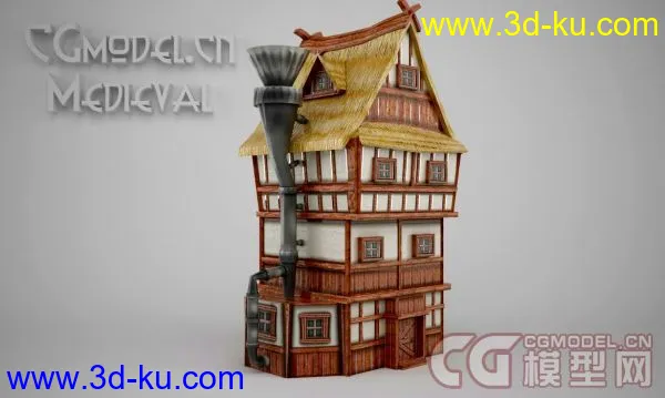 Medieval house模型的图片1