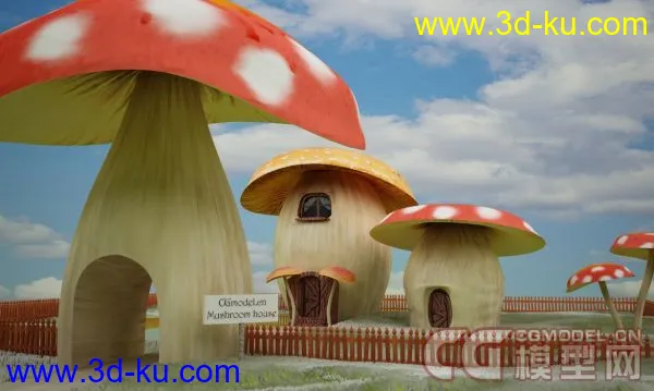 Mushroom House模型的图片1