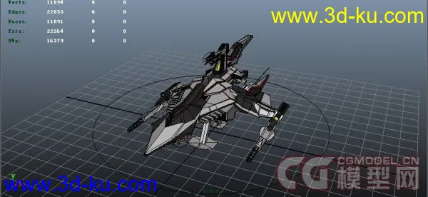 原创爆裂战机、带机械动画模型的图片1