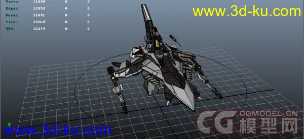原创爆裂战机、带机械动画模型的图片2