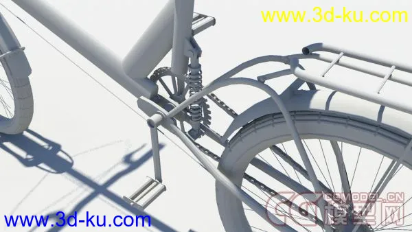 迷你自行车模型（素模）下载的图片2