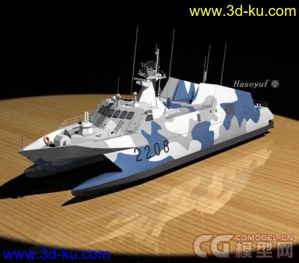 022型隐身导弹艇模型的图片1