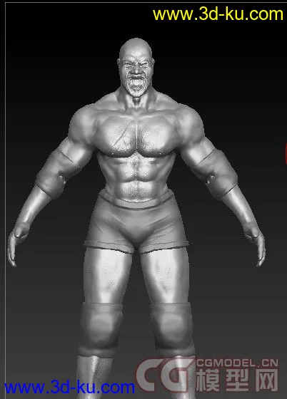 自己做的WWE战神高柏模型的图片1